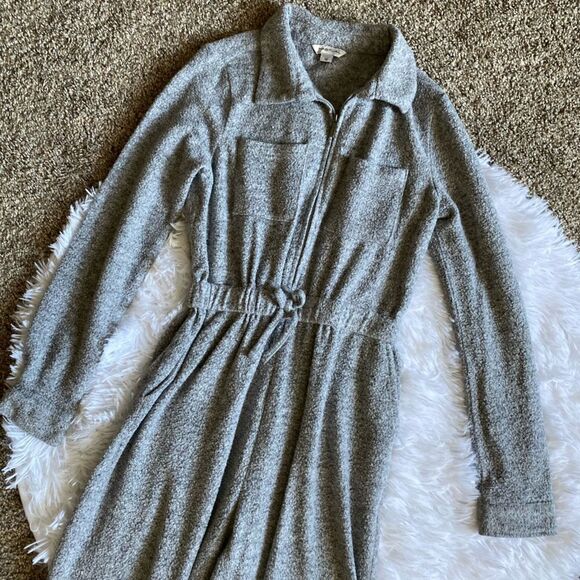 Habitual Pants Jumpsuit One Piece Gray Stretchy Girls Size 12 - Picture 3 of 10